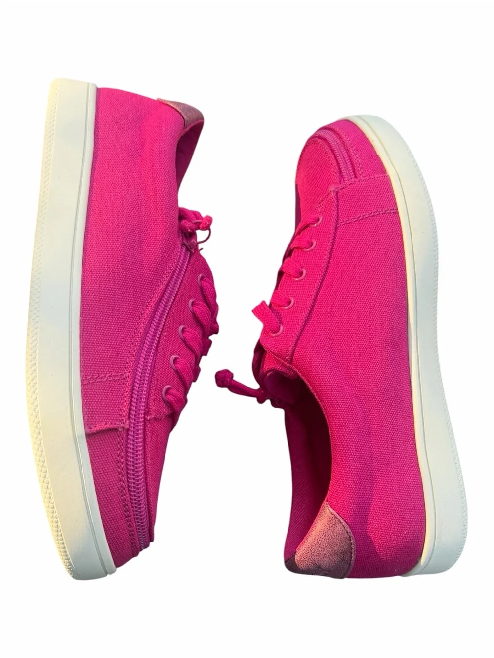 Billy Footwear Orchid Sneakers Women’s Size 7.5 NIB Adaptive Zip Shoes